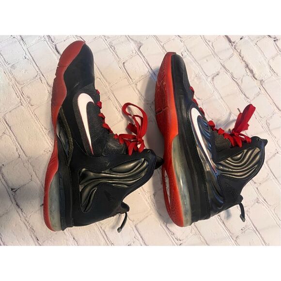 Nike iD Men\'s Size 11.5 LeBron James 9 Basketball Shoes Miami Heat Black Red main image 4